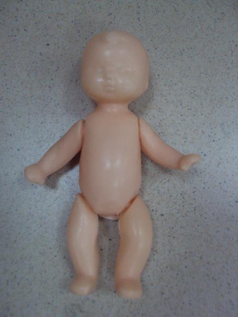 Детская игрушка кукла пупсик пупс 12  см пластик ссср №3371