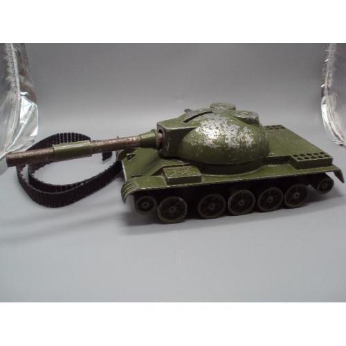 Детская игрушка модель танк большой металл тяжелый, стреляет 11,5 х 28,5 х 40,5 х 15,8 см №15537