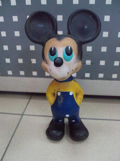 детская игрушка винтаж ссср Микки Маус Дисней Disney резина №3291