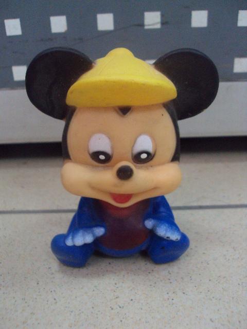детская игрушка винтаж ссср мышка Микки Маус резина №3302