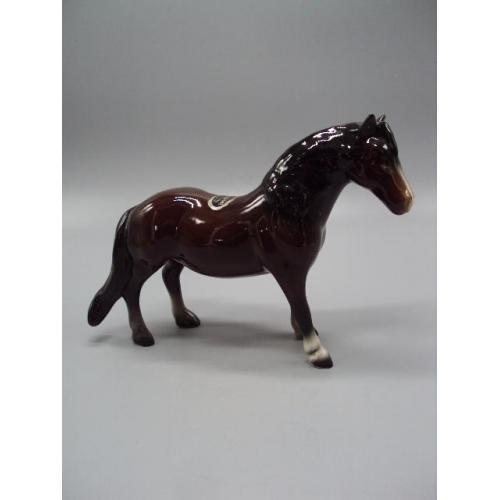 Фигура фарфор Trentham art ware Devon конь лошадь Великобритания Дэвон лошадка 15,9 х 22 см №61