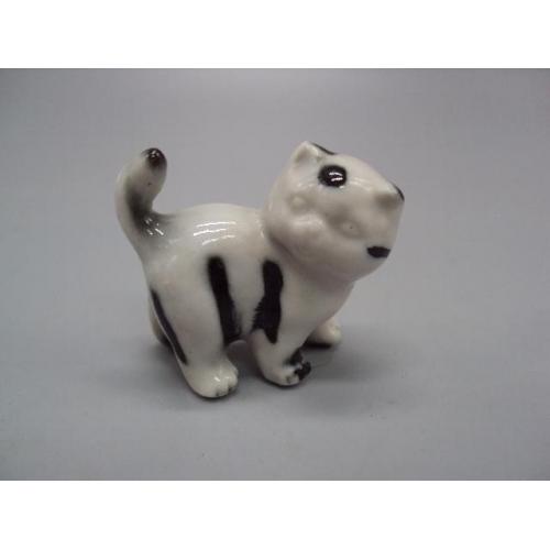 Фигура фарфор статуэтка миниатюра Европа котик кот котенок кошка 3,7 х 4,3 см №13223