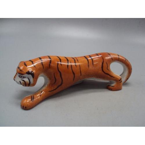 Фигура фарфор статуэтка тигр ссср тигренок длина 17 см №180