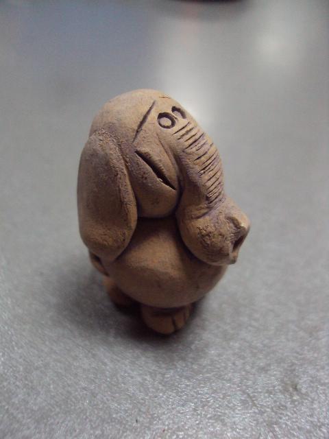 Фигура керамика миниатюра слон слоник слоненок №10177а