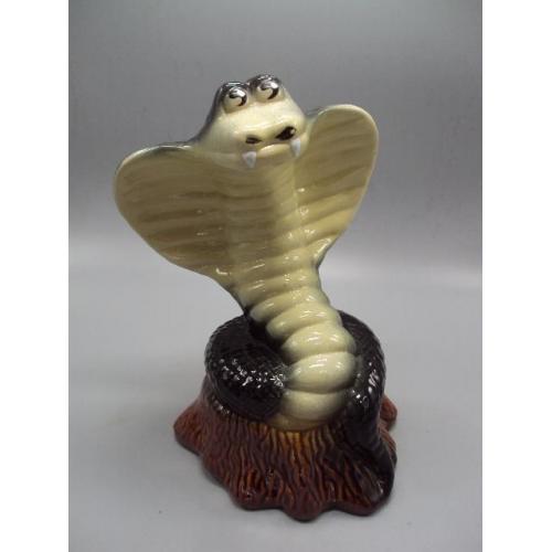 Копилка керамика фигура змея кобра высота 26 см №9990