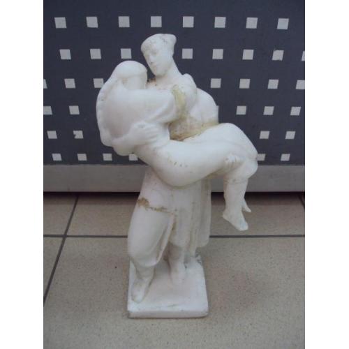 Фигура пластик влюбленная пара козак с девушкой статуэтка высота 23 см №11151