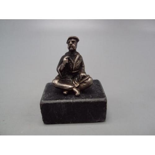 Фигура на подставке статуэтка буддист Далай Лама серебро вес 96,27 г (чистый 44,10 г) №14362