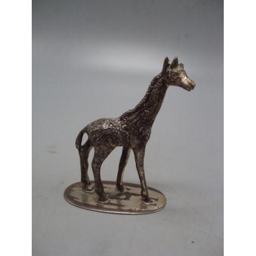Фигура жираф серебро 925 проба статуэтка вес 72,15 г высота 7 см №14417