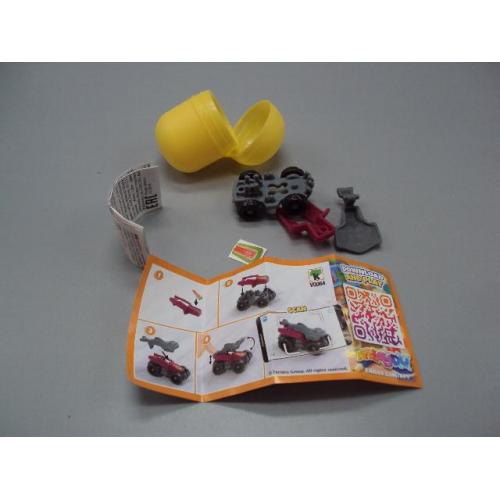 Фигурка киндер сюрприз VQ064 Ferrero машинка монстр-трак с языком Monster Truck №18595л