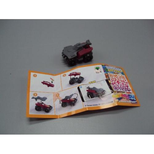 Фигурка киндер сюрприз VQ064 Ferrero машинка монстр-трак с языком Monster Truck №18596л