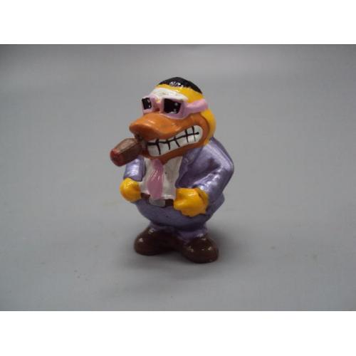 Фигурка киндер сюрприз Золотые утки Masters с сигарой бизнесмен Crazy Ducks Италия  1996 №15826с