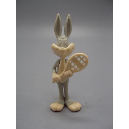 Фигурка киндер Warner Bros K92N205 кролик Багс Бани с ракеткой теннис 1991 Bugs Bunny №15821с