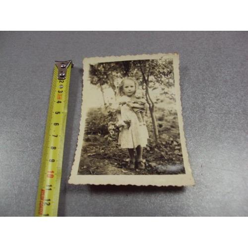 фотография девочка с опилочной куклой 1955 №5301