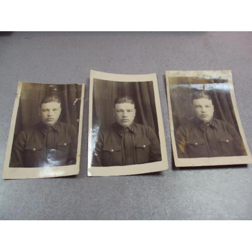 фотография герой советского союза гсс 1939 печать лот 3 шт №12172