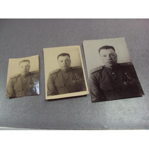 фотография герой советского союза гсс 1944 г. коломыя лот 3 шт №12186