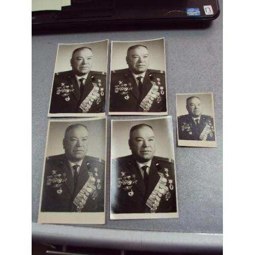 фотография герой советского союза гсс лот 5 шт №12182