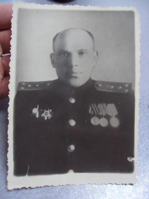 фотография фронтовик капитан ордена медали №1282