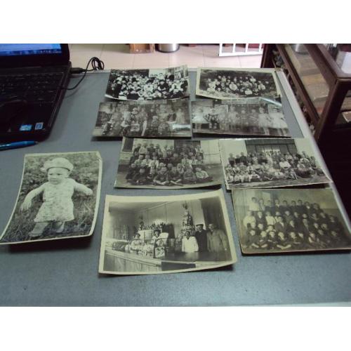 фотография пионерия школа дети магазин ссср проскуров 1948 лот 9 шт №12105