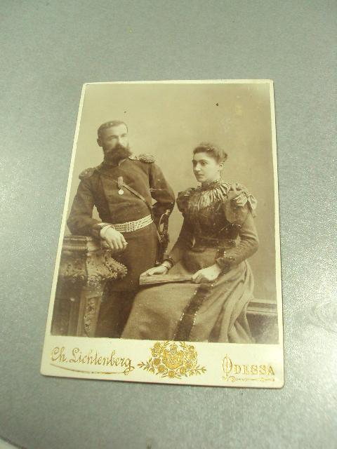 фотография портрет офицер риа белозерский 13-й пехотный полк одесса лихтенберга 10.5x16.5 №6523