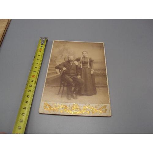 Фотография портрет семейный пара И. Денисова Въст:Осколгъ парочка Старый Оскол №18666ч