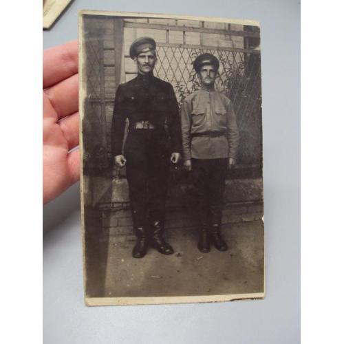 Фотография портрет униформа военные двое форма риа №18670ч