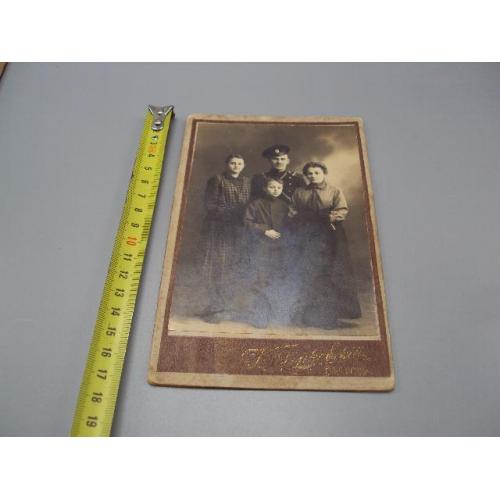 Фотография семейный портрет І.П. Борковскій Белгород униформа военный форма риа Борковский №18667ч