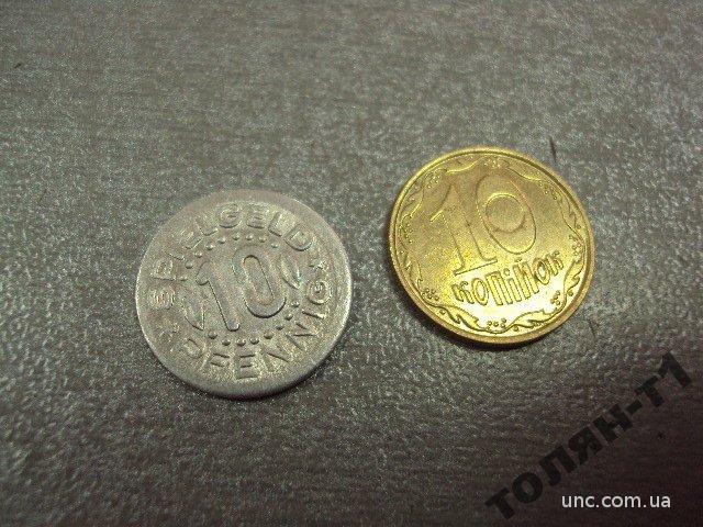 германия 10 пфенингов жетон шпильгельд