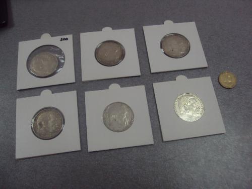 германия 2 марки 1937 - 1939 год  серебро лот 7 шт №359