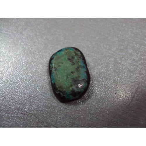 Камень хризоколл зеленый для ювелирных изделий вес 2,92 г размер 4,5 х 20,5 х 4,5 мм №13276