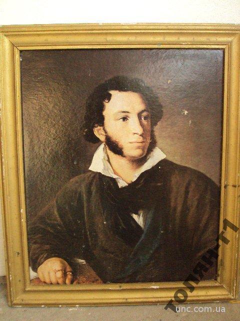 картина портрет пушкин литография