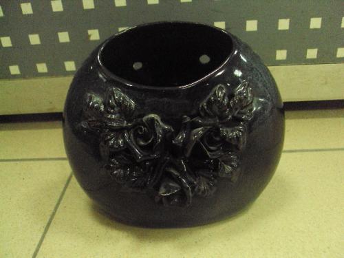 кашпо розы керамика №1318