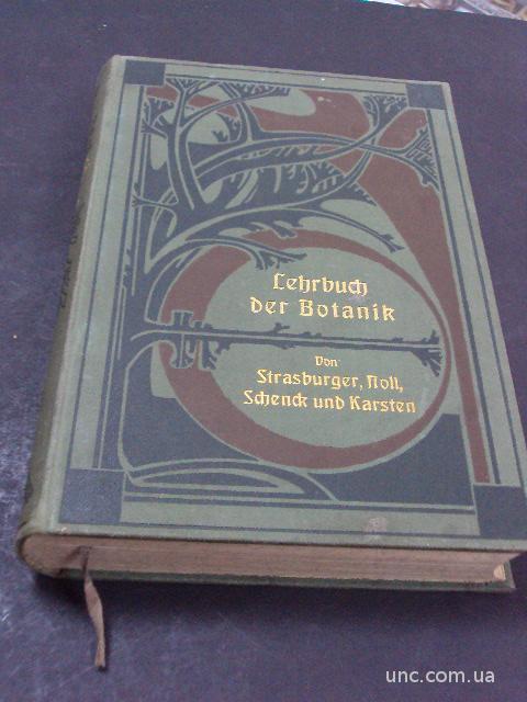 книга Eduard Strasburger учебник по ботанике, lehrbuch der botanik 1908 №68