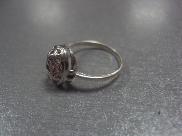 кольцо листочек клевер цветок серебро 925" украина 1,88 г 16,5 размер №15075