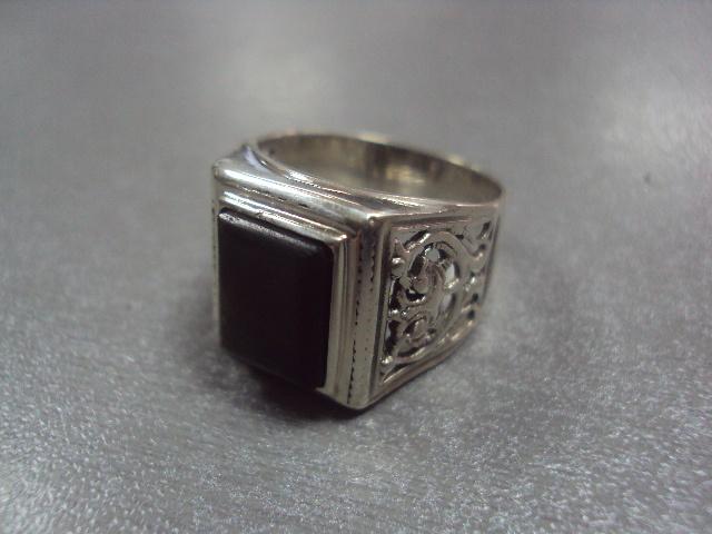 кольцо мужское перстень серебро 875" украина 9,88 г 20 размер
