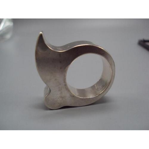 Кольцо перстень печатка авторская работа серебро 875 проба Украина вес 35,33 г размер 21 №14540