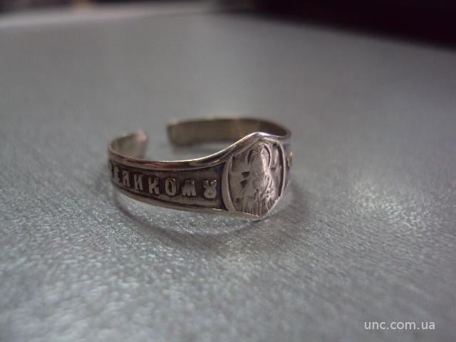 кольцо серебро вес 1,49 г размер 18,5 святая варвара 84" №15060