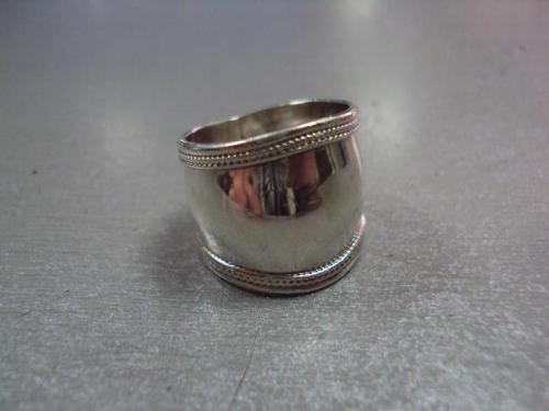 Кольцо женское чалма серебро 925 проба вес 5,86 г размер 18-18.5 №10734