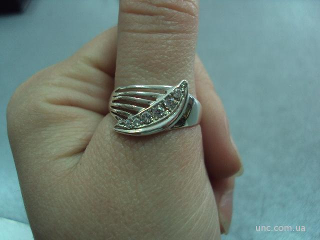 кольцо женское луна серебро 925" украина вес 2,41 г 18 размер №15081