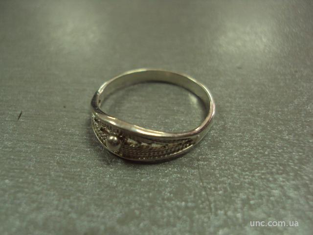 кольцо женское серебро 875" ссср 1,71 г 18 размер