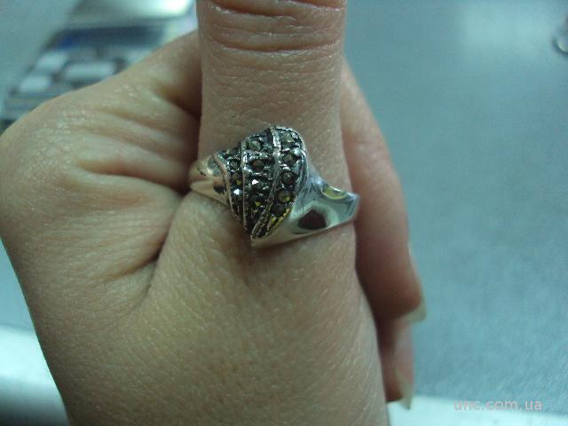 кольцо женское серебро 925" 3 г №15082