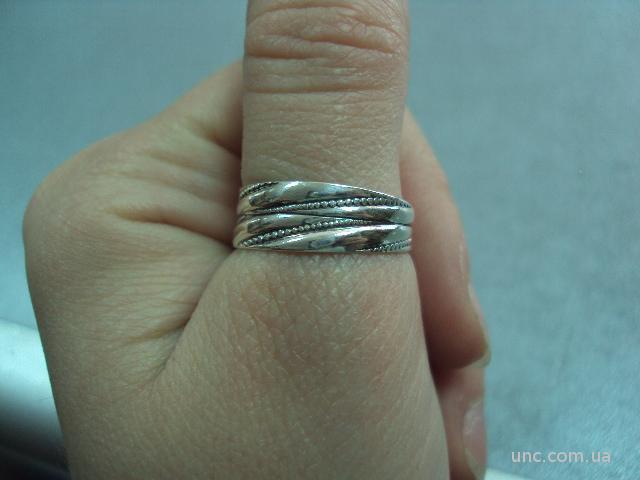 кольцо женское серебро 925" вес 2,03 г 17 размер №15071