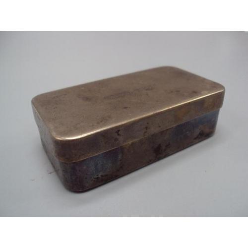 Шкатулка коробочка медицинская клеймо original - record металл размер 2,5 х 8,4х 4,6 см №13237