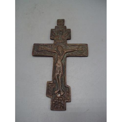 Крест распятие пластика бронза размер 15,9 х 9,1 см (№804) №13895