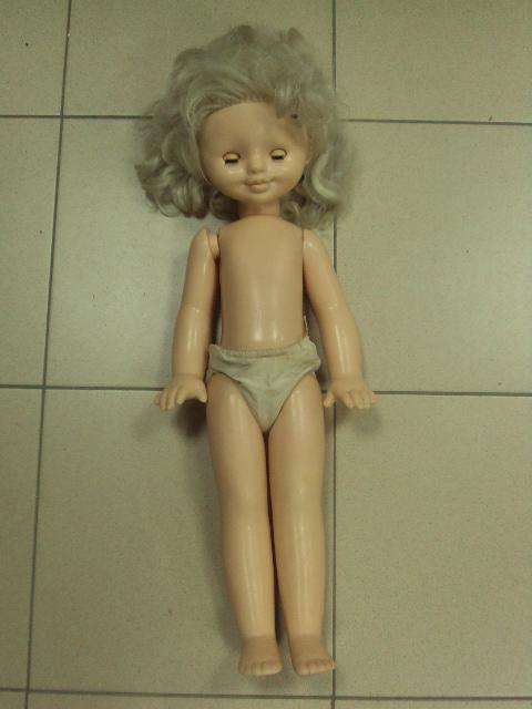 кукла Лиля Ворошиловград (Луганск) пластик 57 см ссср №701