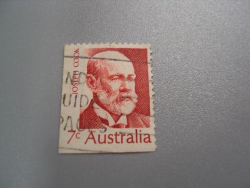 марка Австралия 1960 стандарт личности джозеф кук премьер министр гаш №2301