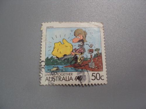марка Австралия 1988 Живя в Обществе. Общественные институты гаш №2308