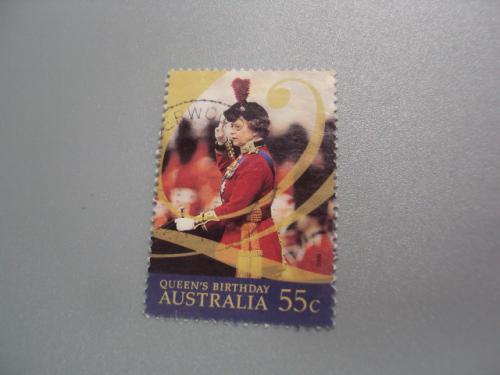 марка Австралия 2009 День рождения королевы Елизавета II  гаш №2309