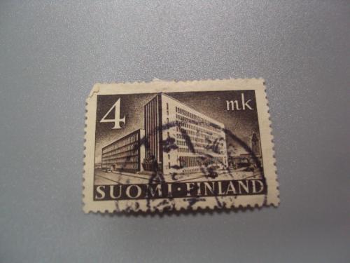 марка Финляндия 1942 архитектура стандарт Хельсинки 1939-1942 главпочтамт гаш №2111