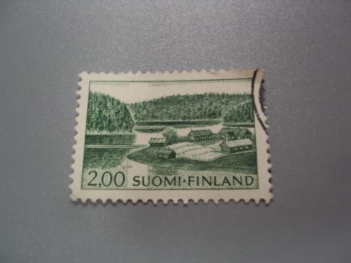 марка Финляндия 1964 стандарт пейзаж ландшафт природа гаш №2116