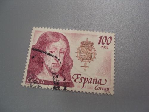 марка Испания 1979 Главы государств Короли Гербы личности гаш №2356